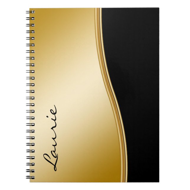 Journal moderne de carnet de monogramme (Devant)