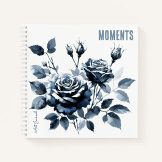 Journal "Moments" Roses in Blue Var01