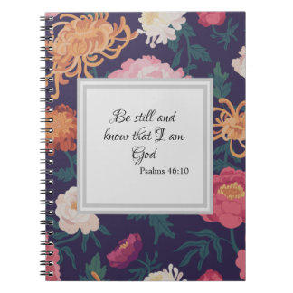 Journal Notebook, Be still and Know that I am God