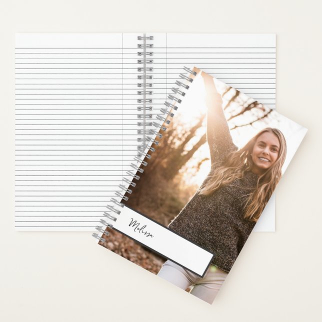 Journal personnalisé avec photo (À l'intérieur)