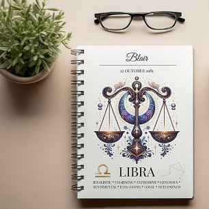 Journal personnalisé de la librairie aquarelle