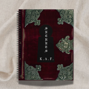 Journal personnel « Secrets » en velours gothique
