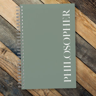 Journal "Philosophe" De Sage Green