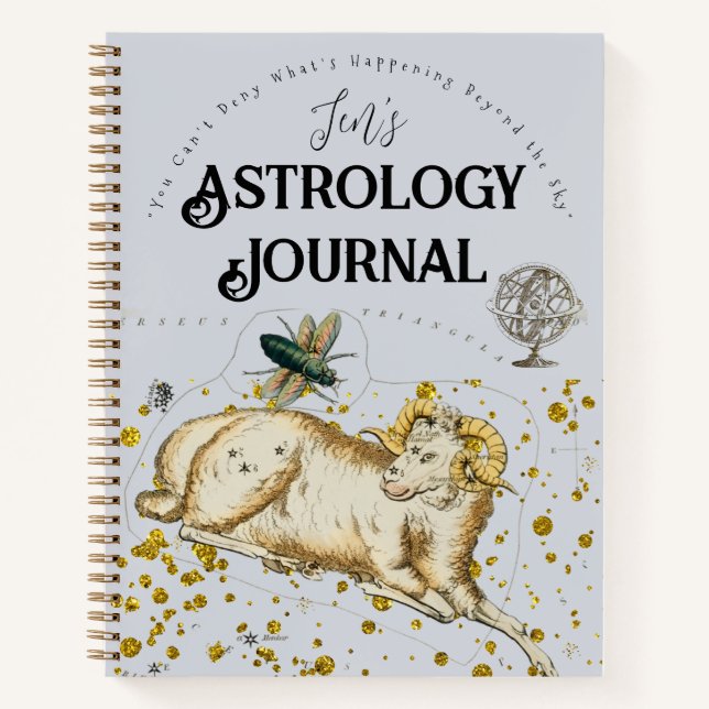 Journal Planificateur d'Astrologie de Nom Personne (Devant)