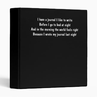 Journal Poem Binder