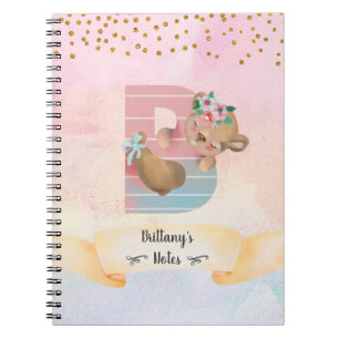 Journal quotidien de la lettre B en monogramme Our