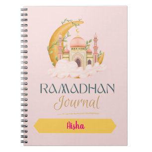 Journal Ramadan avec mosquée rose