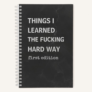 Journal Snarky | Choses que j'ai apprises à la dur
