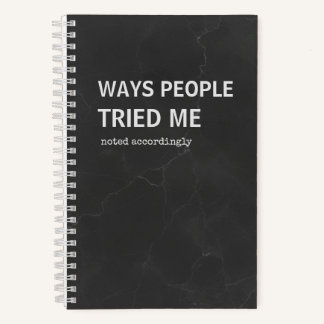 Journal Snarky | Façons dont les gens m'ont testé