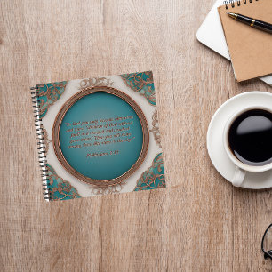 Journal Turquoise Cuivre Crème Passez du temps ave