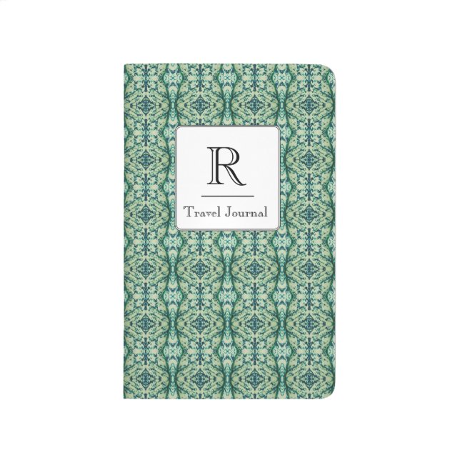 Journal vert de poche de Caladium (Devant)