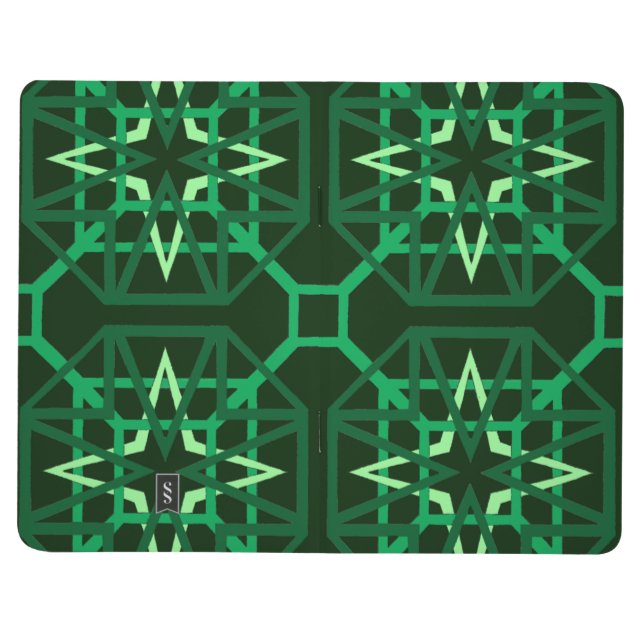 Journal vert de poche de conception de parallaxe (Extérieur)