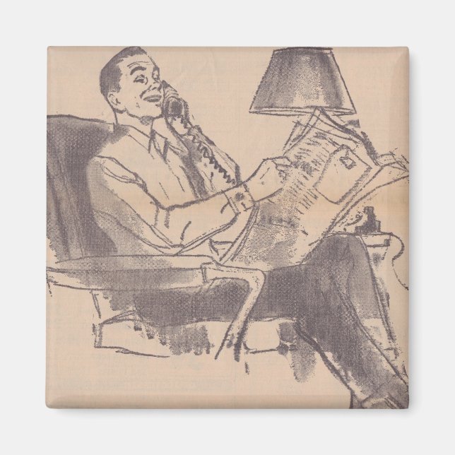 Journal vintage Papa Magnet (Devant)