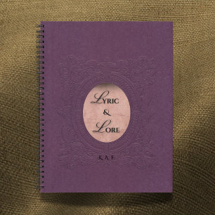 Journal Violet Archivage à gaufrage Lyric & Lore