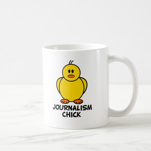 Journalism Chick Coffee Mug (Right)