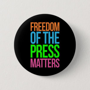 Journalism Problems Not The Enemy Anti Trump Resis 2 Inch Round Button
