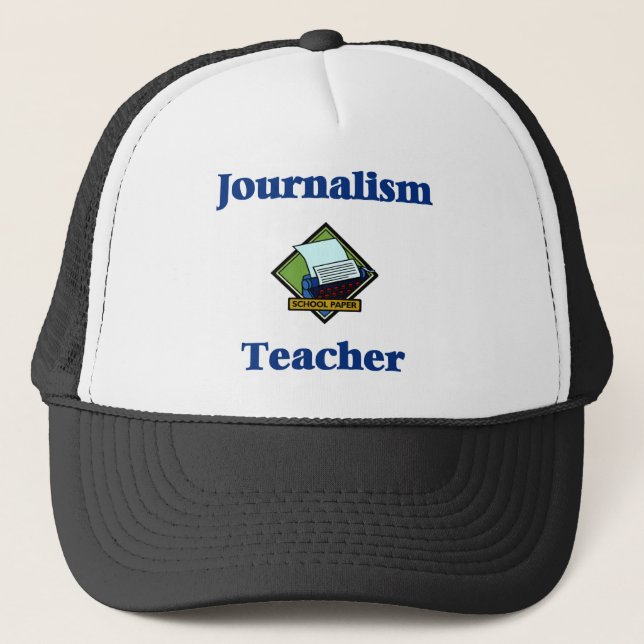 Journalism Teacher Hat (Front)