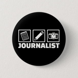 Journalist 2 Inch Round Button