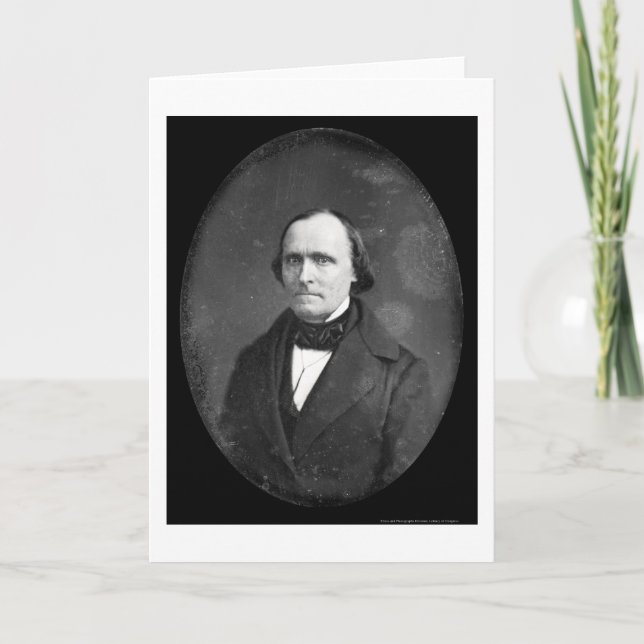 Journalist Hunt Daguerreotype 1852 Card (Front)