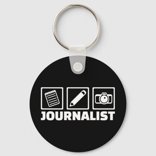 Journalist Keychain (Front)