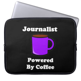 "Journalist", Powered by Coffee Laptop Sleeve
