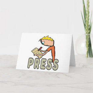 Journalist Press Reporter Card