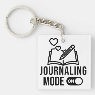 Journalling Mode On Bullet Journal Diary Writing Keychain
