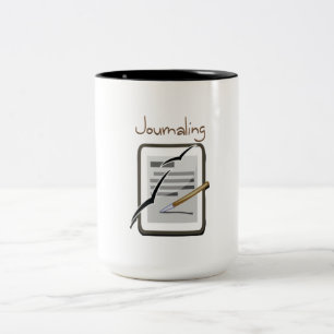 Journalling with Tea Mug