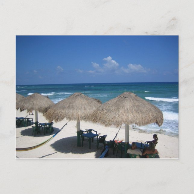 Journée Cozumel À La Carte Postale De La Plage (Devant)