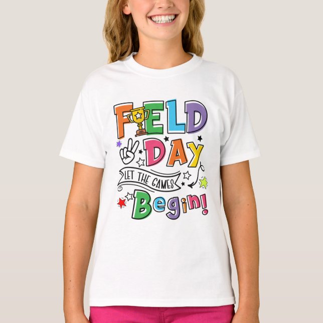 Journée de terrain de l'école pour enfants T-shirt (Devant)