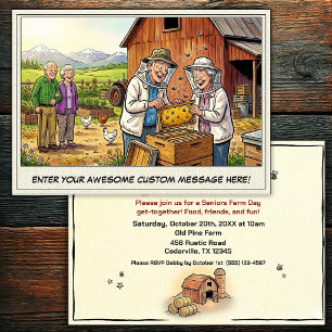 Journée des seniors à la ferme Invitation
