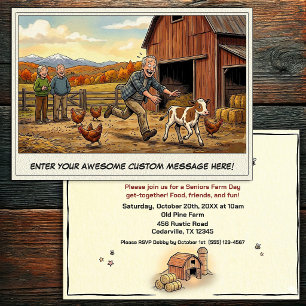 Journée des seniors à la ferme Invitation