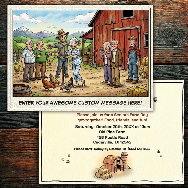 Journée des Seniors à la Ferme Invitation (Créateur téléchargé)
