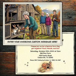 Journée des seniors à la ferme Invitation