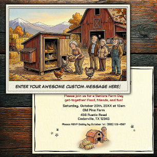 Journée des seniors à la ferme Invitation