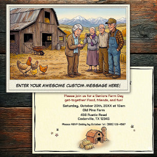 Journée des Seniors à la Ferme Invitation