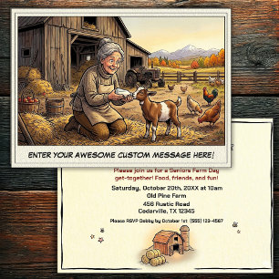 Journée des Seniors à la Ferme Invitation