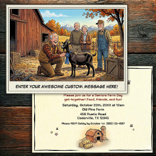 Journée des Seniors à la Ferme Invitation