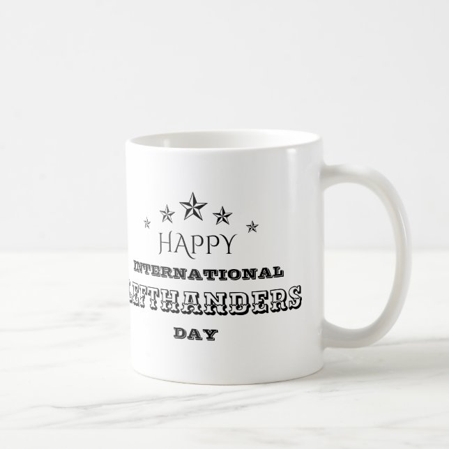 Journée internationale de la gauche Café Mug (Droite)