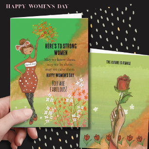JOURNÉE INTERNATIONALE DES FEMMES Carte de citatio