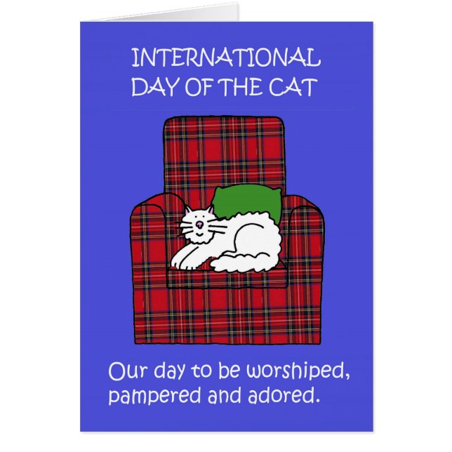 Journée internationale du chat août (Devant)