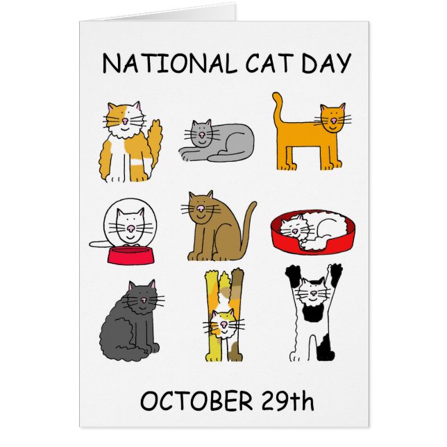Journée nationale des chats 29 octobre (Devant)