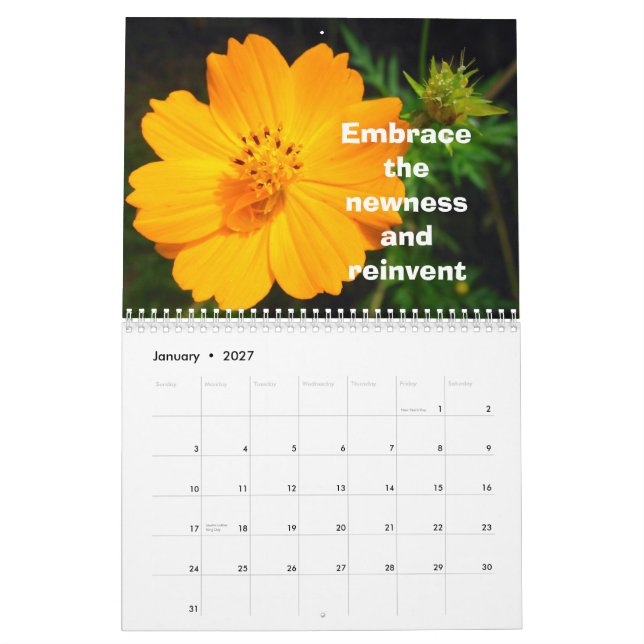 Journey 2011 calendar (Jan 2027)