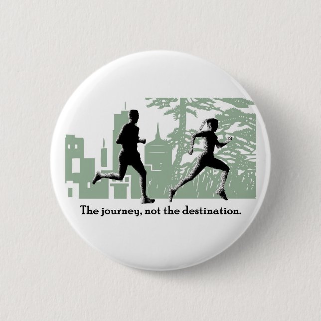 Journey 2 Inch Round Button (Front)