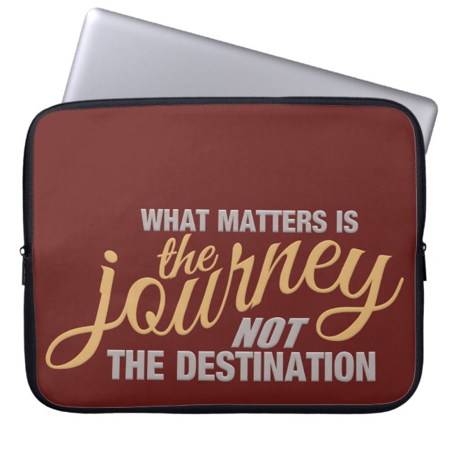 JOURNEY custom laptop sleeve (Front)