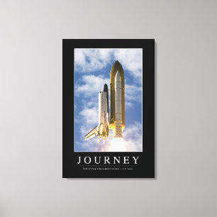 Journey: Inspirational Quote 1 Canvas Print