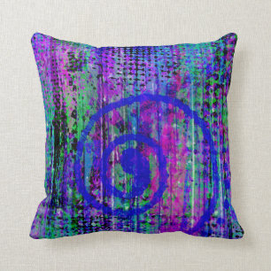 Journey Into My Imagination Abstract Throw Pillow