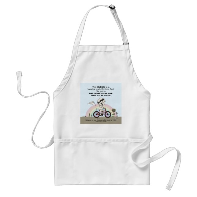 Journey is a Gift Standard Apron (Front)