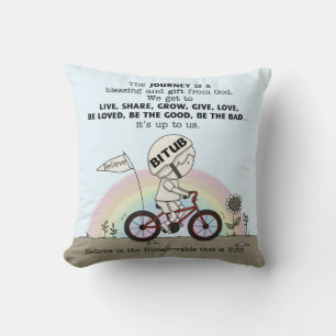 Journey is a Gift Throw Pillow