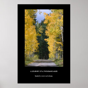 Journey of a Thousand Miles demotivational poster